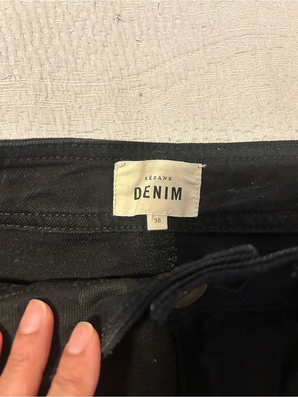 Sezane Black Le Crop Jeans size 38 / 6 - Picture 6 of 14